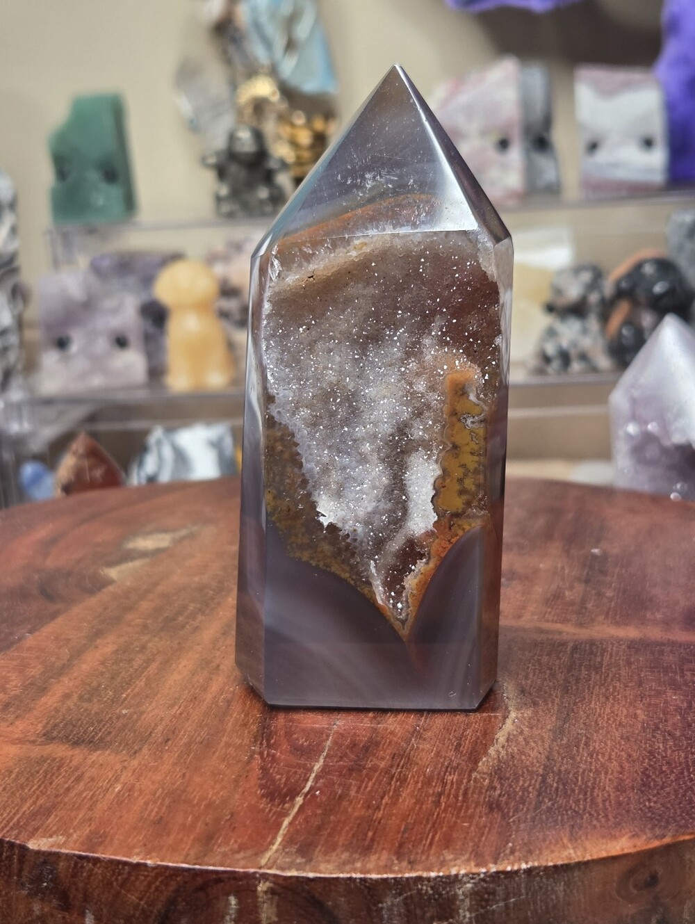 Druzy Agate Brown Tower ( 3.2 ) Harmony